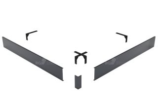 Экран для душевого поддона RGW N/ST-01 G 50231588-02 80x80см графит